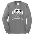 thumbnail image 2 of Wild Bobby, Soccer Dad Better Than a Regular Dad Father's Day Mens Long Sleeve Shirt, Heather Grey, 3X-Large, 2 of 6