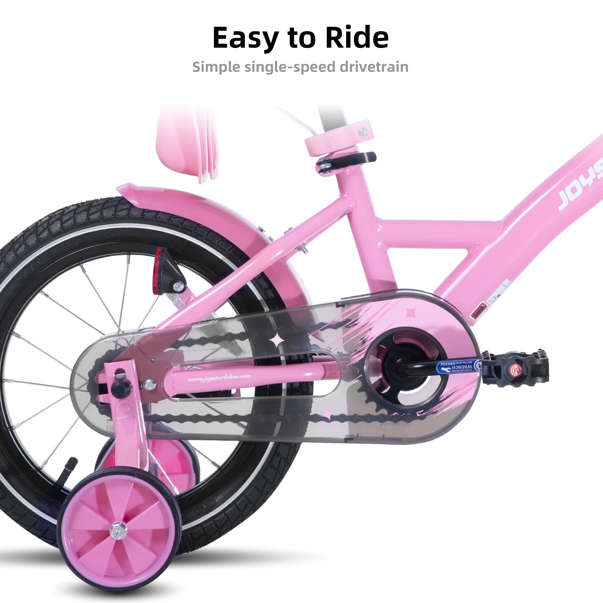 JOYSTAR Keano 16 inch Kids Bike for Girls, Children Bicycle in Pink