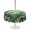 Green, variant on Outdoor Tablecloth with Umbrella Hole for Patio/Picnic/Party/Camping, Palm Leaves Tropical Waterproof Table Cloth Round Cover Washable, Green Botanical Summer Linen (Dia 54")