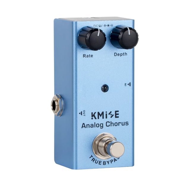 Kmise Analog Chorus Guitare Électrique Pédale d'Effets Mini Type Simple DC 9V True Bypass