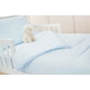American Baby Company Heavenly Soft Minky Dot Chenille Toddler Bedding Set, Blue, 4 Piece, for Boys and Girls