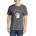 thumbnail image 3 of Fun Ghouls Ghost T-Shirts for Women Men, Halloween Graphic Tee Short Sleeve Tops - Vintage Pepper, 3 of 5