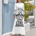 thumbnail image 3 of Puede parecer que no estoy haciendo nada, pero a nivel celular estoy bastante ocupada. Camiseta divertida de biología. Vestido largo. Moda para mujer., 3 of 4