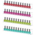 thumbnail image 1 of Estante de pared para esmaltes de uñas Cerpourt, acrílico transparente, paquete de 4, 1 of 8