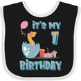 thumbnail image 3 of Inktastic Hatching Dinosaur 1st Birthday Boys or Girls Baby Bib, 3 of 4