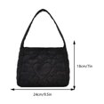 thumbnail image 2 of Bolso para axilas para mujer bolso acolchado a la moda para axilas bolso sencillo y versátil para uso diario al aire libre, 2 of 9