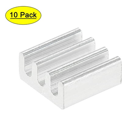 Electronics Cooler Heatsink for MOS GPU IC Chip Silver 7 x 7 x 3 mm 10pcs price history on PriceWatchPro