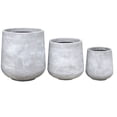 thumbnail image 3 of DurX-litecrete Lightweight Rounded Bottom Concrete Cylinder Outdoor Planter, 3 of 5