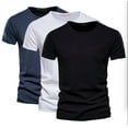 thumbnail image 2 of cllios 3 Pack Workout Shirts for Men Quick Dry Running T-Shirt Short Sleeves Moisture Wicking Crew Neck Tee Athletic Casual Cotton Top, 2 of 3
