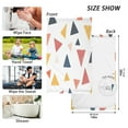 thumbnail image 6 of Yayeee 100% Cotton Hand Towels for Bathroom 16" x 28" Soft Absorbent Kitchen Towel, Abstract Triangles, 6 of 7