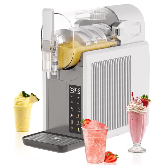 Lumiparty 68 oz Slushie Machine, No Ice Needed Frozen Drink Maker, Auto-Clean, for Margaritas, Frappes & Smoothies