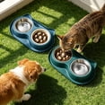 thumbnail image 6 of Dog Slow Feeder Dog Water and Food Bowls Stainless Steel Bowls Non Slip Anti Skid Pet Puppys and Kitties Dishes for Small Medium(9.2"*15",Yellow), 6 of 8
