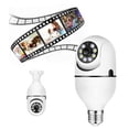 thumbnail image 1 of Light Bulb Security Camera Light Bulb Camera Motion Detection Easy Installation Compatible For E27 Socket, 1 of 8