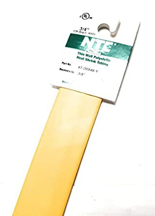 NTE Electronics 47-20348-CL Heat Shrink 1/8 In Dia Thin Wall Clear 48 In Length 