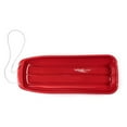 thumbnail image 1 of Lucky Bums Kids 48 Inch 1 Person Plastic Toboggan Sled with Pull Rope, Red, 1 of 6