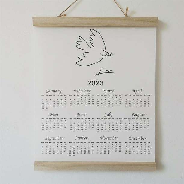D-GROEE Waterproof 2023 Wall Calendar, 14.96" X 11.81" , 12 Monthly Calendar  from Jan 2023 till Dec 2023 for Office, Home, Family,Business, School  Appointment Planning - Walmart.com