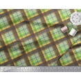 thumbnail image 2 of Soimoi Rayon Fabric Diagonal Check Print Fabric by The Yard 42 Inch Wide, 2 of 3