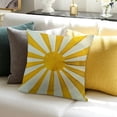 thumbnail image 3 of BANET Pillow Covers Pillow Cases Outdoor Pillowcase Farmhouse Decorative Yellow Cushion Cases for Living Room Couch Sofa 22x22in, 3 of 5