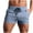 Blue, variant on Summer Men Shorts Elastic Waist Solid Color Moisture-Wicking Straight Leg Cargo Shorts With Pocket Beach Fashion Outdoor Sport Athletic Gym Shorts Sweatpants M-XL