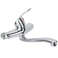 thumbnail image 1 of Lsaardth Faucet Kitchen- Wall Mounted Kitchen Sink Faucet Hot Cold Water Mixer Tap Double Holes, 1 of 7