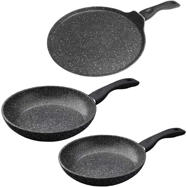 Westinghouse Batería de Cocina de 3 Piezas Mármol Negro WCCS000903DMBB negro