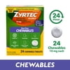 Zyrtec 24 Hour Allergy Relief Chewables, 10 mg Cetirizine HCl, 24 Count