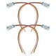 thumbnail image 5 of Juego de 4 luces indicadoras de LED impermeables, lámpara negativa común, suministros industriales, 12mm, 110-220V, 5 of 8