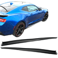 thumbnail image 3 of Ikon Motorsports Side Skirts Compatible with 2016-2024 Chevrolet Camaro ZL1 Style Unpainted PP Rocker Panel Extension Bottom Line Pairs, 3 of 8