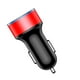 thumbnail image 3 of Seitruly de pantalla de dígitos para teléfono móvil de coche, medidor de voltaje, adaptador de carga USB portátil para accesorios de enchufe Teléfono y Comunicación negro rojo, 3 of 8