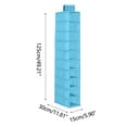 thumbnail image 3 of CQCYD under $5 Hanging Closet Organizers and Storage, 10 Shelves Non-woven Fabric-proof Shoe Clothes Hanging Storage Rack Shelf Door Wardrobe Hanger Organizer 15cm Wide, 3 of 5