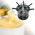 thumbnail image 2 of Juego de Ollas para Fondue, Olla Fondue Multiusos Acampar Al Aire Libre con 6 Varillas, Queso y Chocolate Acero Inoxidable, 2 of 5