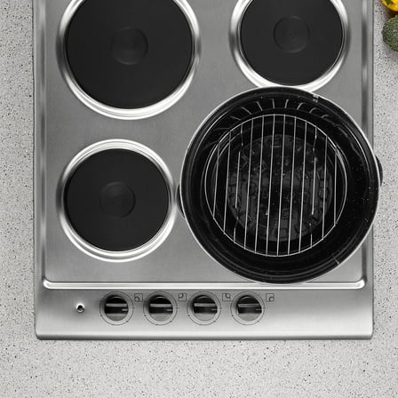 Worgeous Roaster With Lid Black Heating Roasting 1 Set