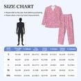 thumbnail image 6 of Kll Glitter Pink Sleepwear Mens Flannel Pajamas,Long Cotton Pj Set, 6 of 9