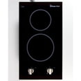 thumbnail image 1 of 12 in. Radiant Electric Ceramic Glass Cooktop with 2 Elements, Black, 1 of 1