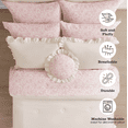 thumbnail image 2 of Mainstays 11-Piece Bed in a Bag Comforter Set with Sheets, Cream Ruffle, Double, 2 of 14