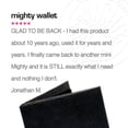 thumbnail image 4 of Rich Black mini Mighty Wallet, 4 of 11