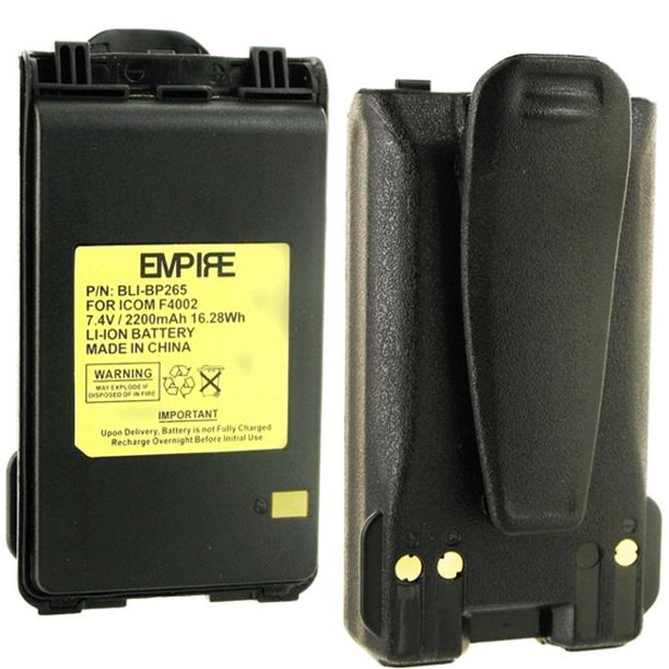 Empire BP265 BLI- Icom BP265 Remplacement 7.4V 2200 mAh Batterie Li-ion - 16.28 watt
