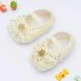 thumbnail image 3 of Baby Girls Mary Jane Flats with Bowknot Soft Sole Non-Slip Toddler Infant First Walker Princess Dress Shoes, 3 of 4
