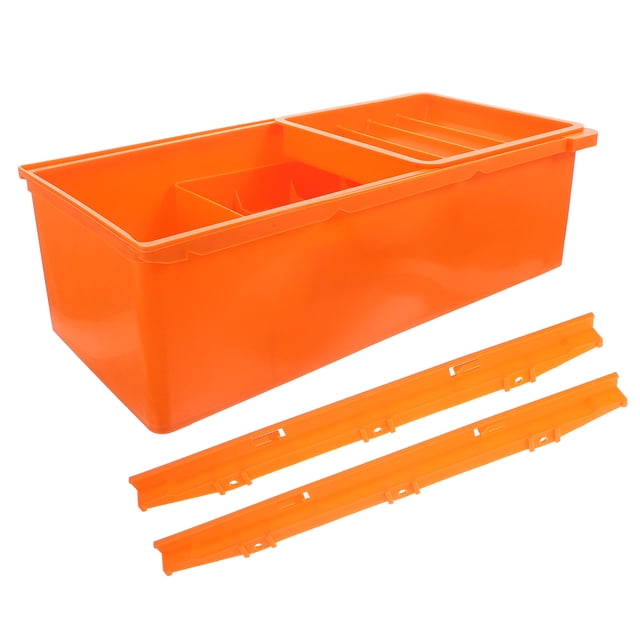 Hytrove Caja Organizadora De Plástico Con Tres Niveles Para Almacenamiento Debajo Del Escritorio