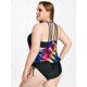 thumbnail image 4 of Tankini Cordón Ajustable Tamaño Extra Grande Rosegal Lencería de talla grande, 4 of 5