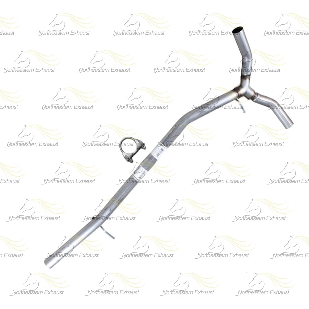 Northeastern Exhaust Intermediate Pipe & Pair of Mufflers Fits 2011-2015 Ford Explorer 3.5L SUV - Direct Fit | Stainless Steel System  Kit