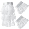 thumbnail image 1 of Accesorios de disfraz Conjunto de jabot y puños de encaje victoriano Riyiper, 1 of 7