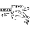 thumbnail image 2 of Febest REAR BUSHING, FRONT UPPER CONTROL ARM # TAB-008 OEM 48635-28040, 2 of 2