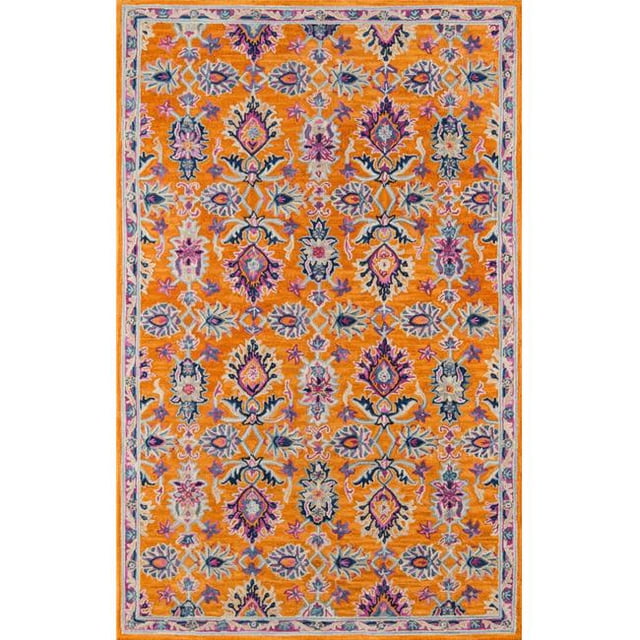 Momeni IBIZAIBI-4ORG6090 Hand Tufted Ibiza Rectangle Rug, Orange - 6 x 9 ft.