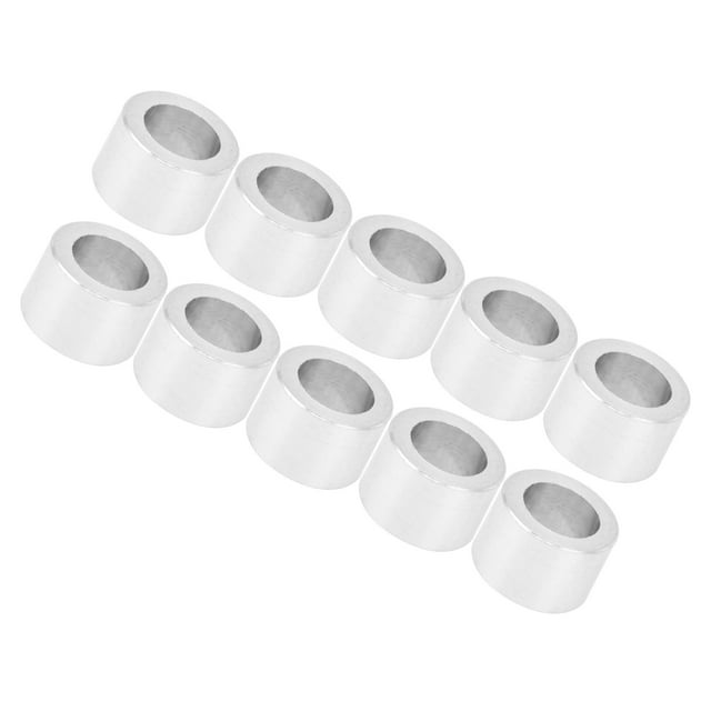 QIILU Entretoise en Alliage d'Aluminium Joint Cylindrique Support Intervalle Accessoires Diamètre Extérieur 6mm, Entretoise Ronde, Joint en Alliage d'Aluminium