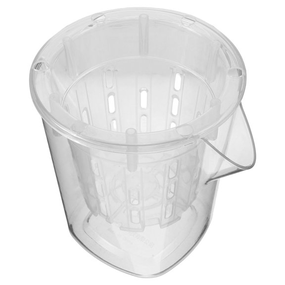 ETEREAUTY Transparent Orchid Planter Pot with Drainage Holes, Clear Resin Hydroponic Flowerpot for Indoor Plants