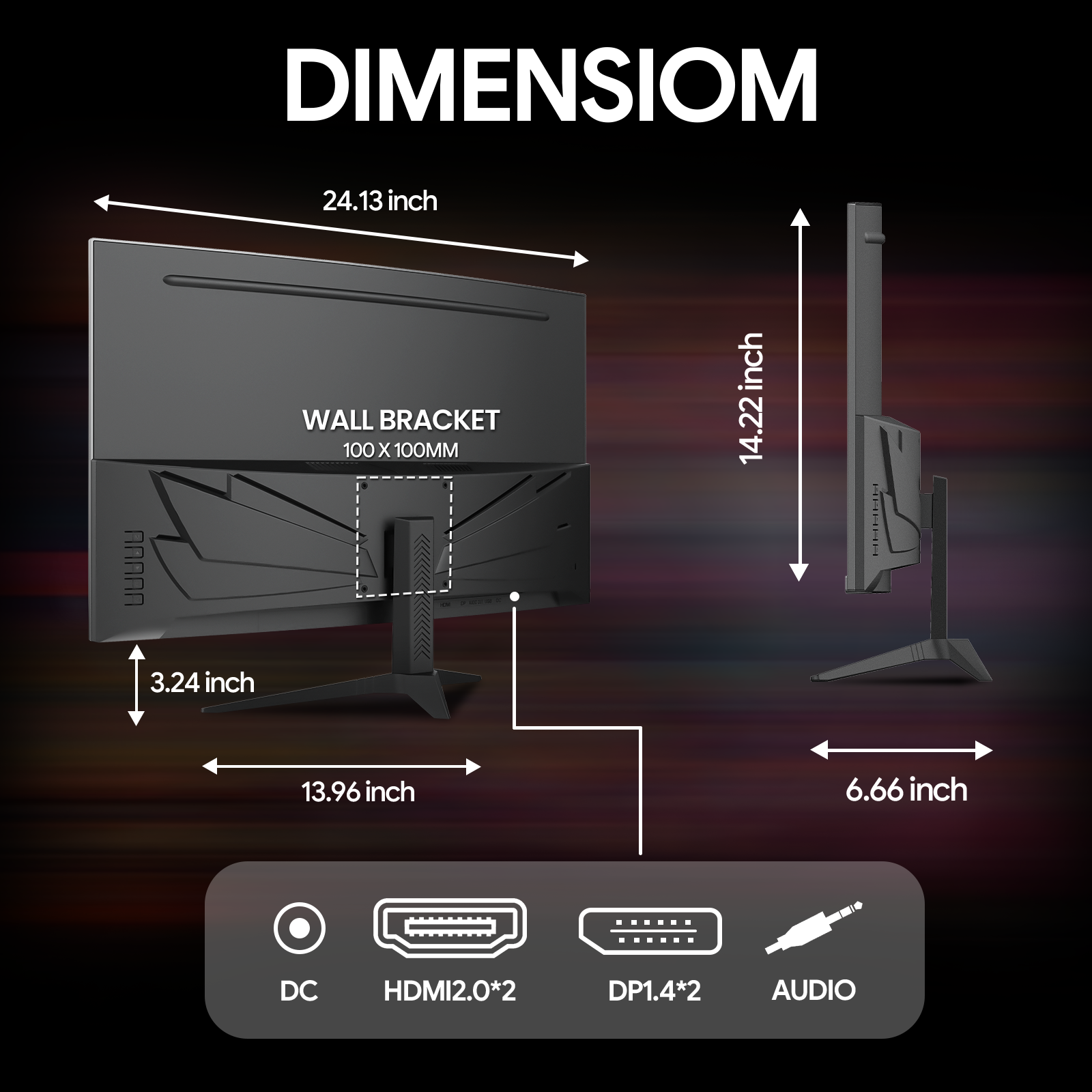 CRUA 27-Inch Curved Gaming Monitor, 260Hz, 2K QHD photo 5
