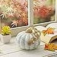 thumbnail image 3 of Glitzhome Citrouille en Verre 8.5 Po., 3 of 4