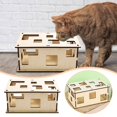thumbnail image 3 of Wooden Cat Scratching Board For Cat Supplies Detachable Cat Stuffiness Toy Wear, 3 of 9