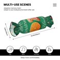 thumbnail image 3 of Salouo Merry Christmas 2025 Pattern Cute Bolster Pillow,Cylindrical Pillow Long Pillow for Bed Round Side Pillow for Knee/Leg/Neck ,- Length 24.4" x 9.8" Diameter, 3 of 8